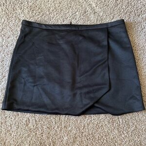 DREW Black Mini Skirt